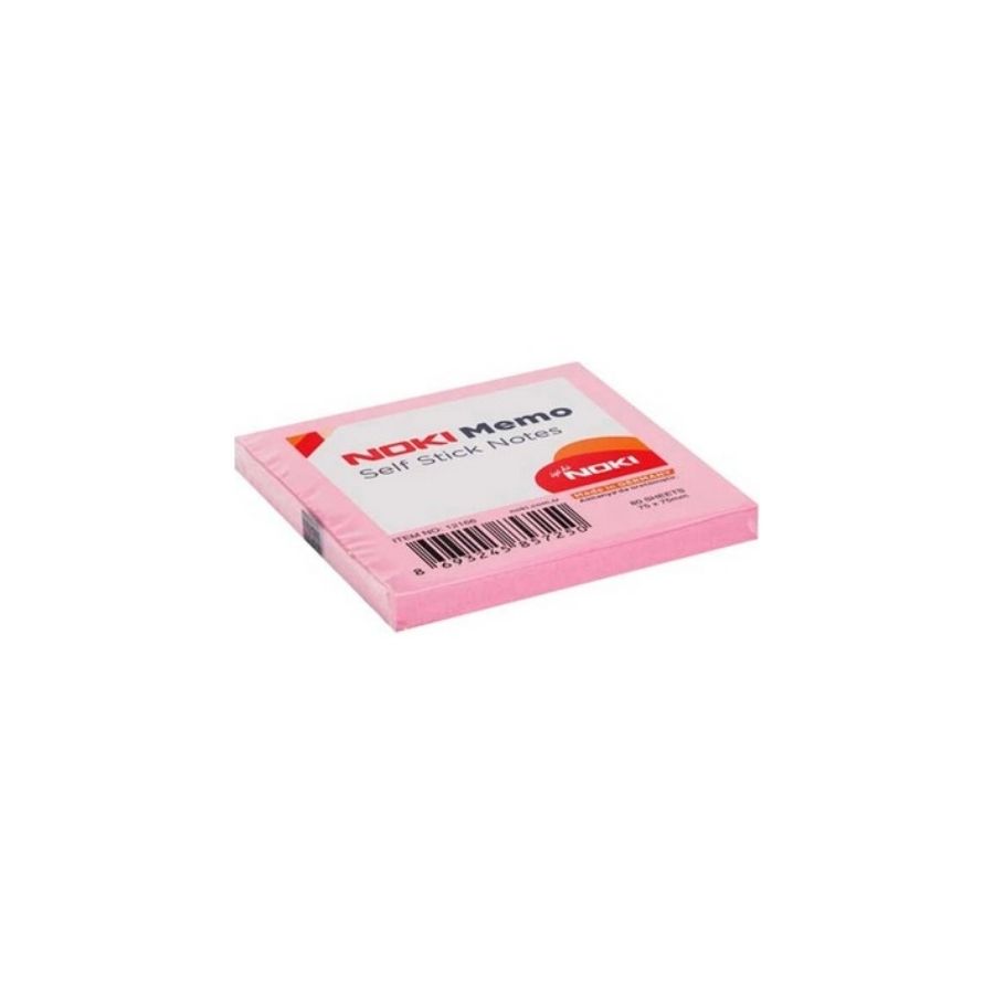 Noki Yapışkanlı Not Kağıdı 75x75 Açık Pembe