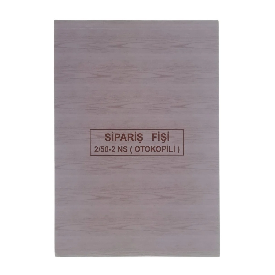 Sipariş Fişi 2/50 2 Nüsha