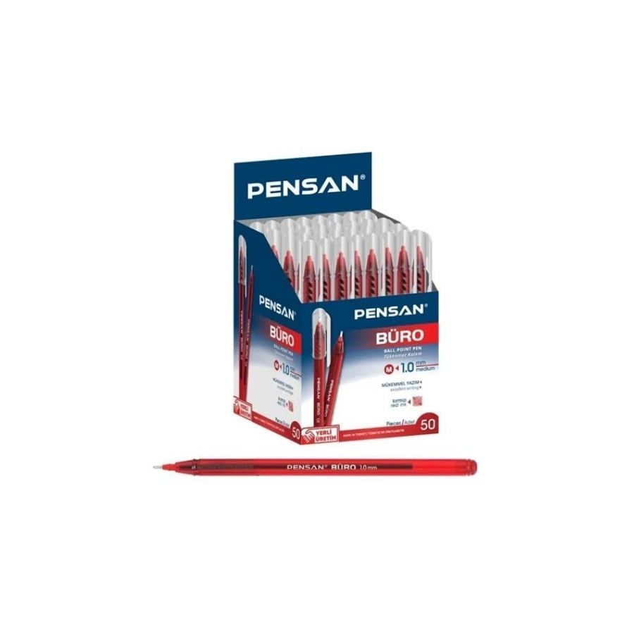 Pensan Büro Tükenmez Kalem Kırmızı