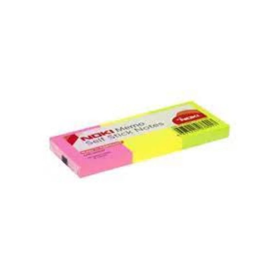 Nokı Memo 40x50mm 3 Lü Yapışkanlı Not Kağıdı